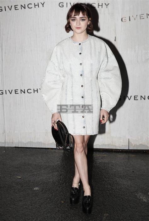 Maisie Williams Attends The Givenchy Fashion Show At The Paris Fashion