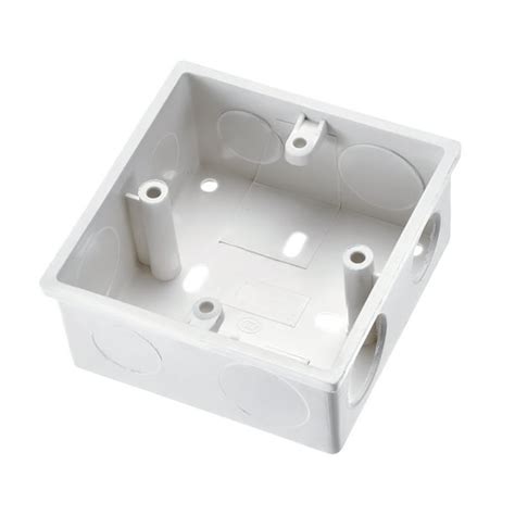 Surface Mounted Wiring Box Electric Wire Outlet 86 Type Pvc White