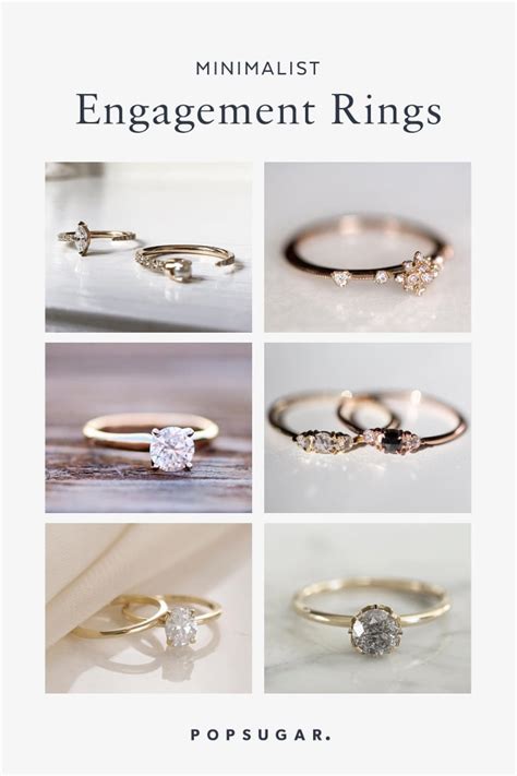 Minimalist Engagement Rings Popsugar Love And Sex