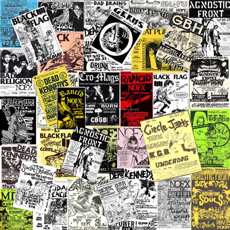 Image Result For Punk Flyer Wall Band Posters Flyer Punk