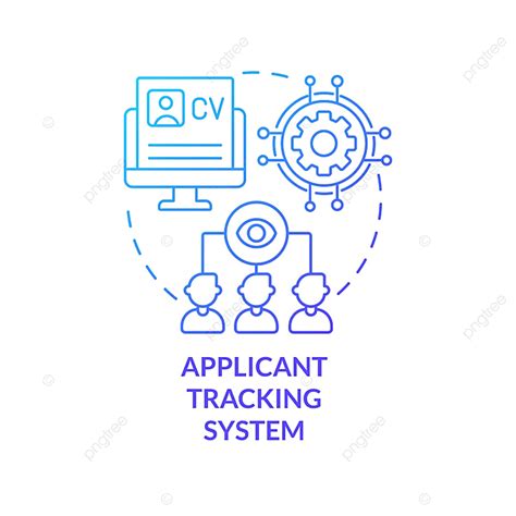 Tracking System Vector Art Png Applicant Tracking System Blue Gradient