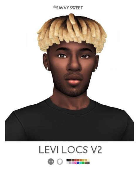 Cc Dump Levi Locs This Hair Is A Mesh Edit From Savvysweet In 2021