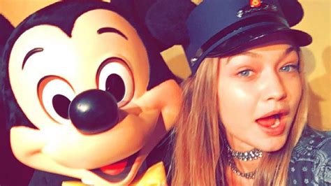 Gigi Hadids Trip To Disneyland Made All Of Her Birthday Wishes Come True Teen Vogue