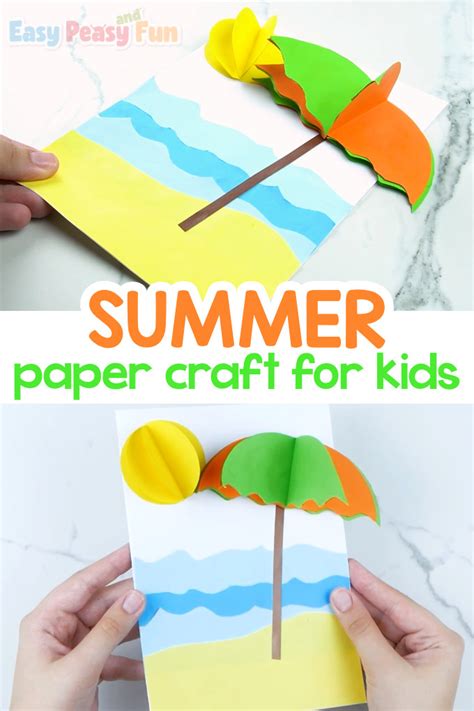 Summer Paper Crafts For Kids