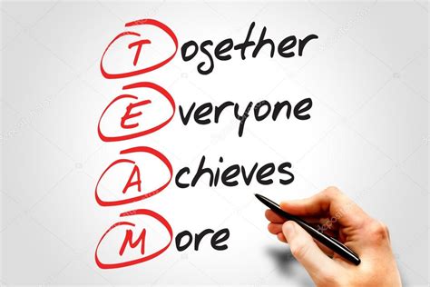 Together Everyone Achieves More — Stock Photo © dizanna #68255105
