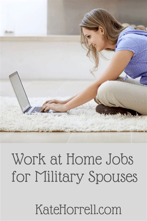 5 Work From Home Jobs For Military Spouses • Katehorrell