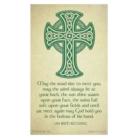 Irish Blessing Prayer May The Road
