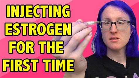 Injecting Estrogen For The First Time Transgender Hormones Youtube