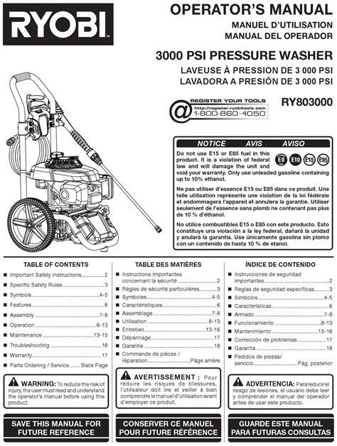 Ryobi Generator 4000 Manual