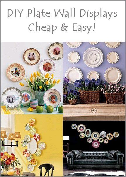 Diy Plate Wall Displays Home Decorating Ideas