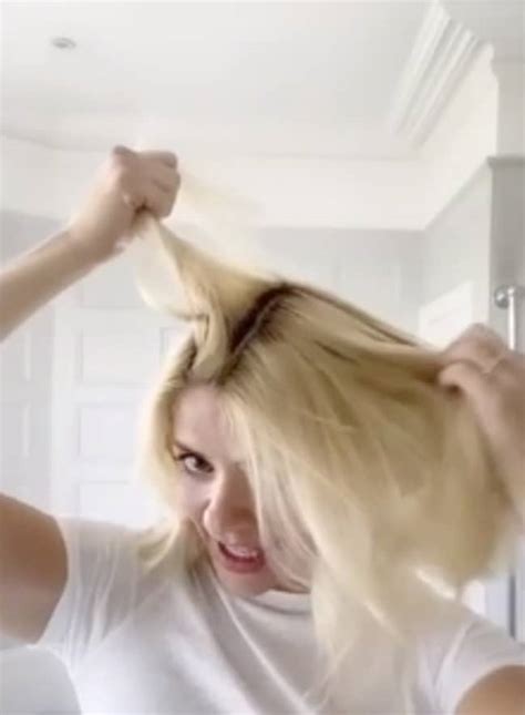 Holly Willoughby Shares Tutorial On How She Achieves Platinum Tresses Tyla