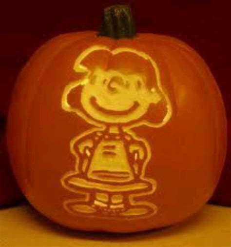 Lucy Pumpkin Pumpkin Stencil Pumpkin Carving Charlie Brown Peanuts