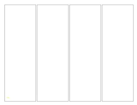 How to make a table spread across pages in microsoft word. Double Sided Bookmark Template Free | Arts - Arts