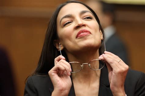 alexandria ocasio cortez at house financial services committee hearing in washington d c 10 23