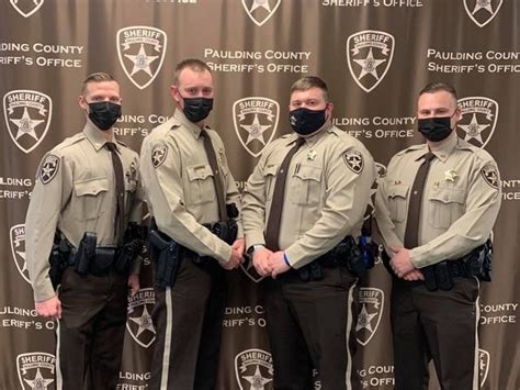 Four New Paulding Deputies Graduate From Law Enforcement Academy