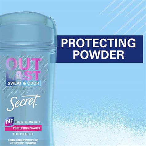 Outlast Clear Gel Deodorant Protecting Powder Secret