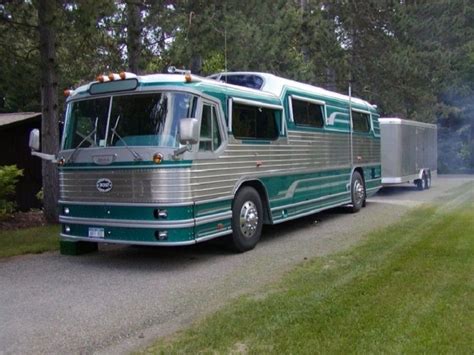 1955 Flxible Bus Converted Into Motorhome Bus Motorhome Bus