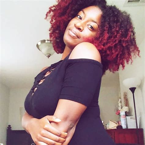 Red Natural Hair On Black Woman Red Hair Color Cool Hairstyles Cool