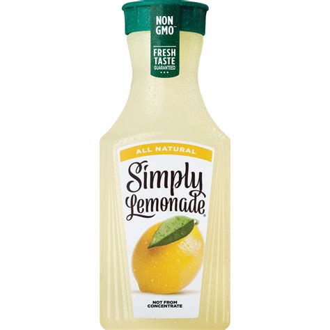 Simply Lemonade All Natural Non Gmo 52 Fl Oz