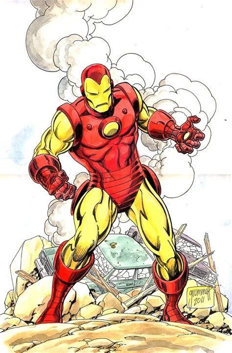 Iron Man By Tom Grummett Iron Man Comic Iron Man Art Marvel Comics Art