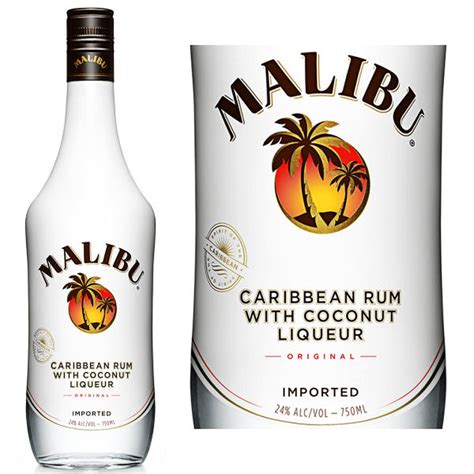 Malibu coconut rum liqueur 5. Malibu Original Caribbean Rum With Coconut Liqueur 750ml