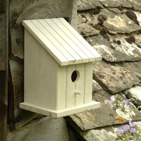 Solid Wood Bird House Bliss And Bloom