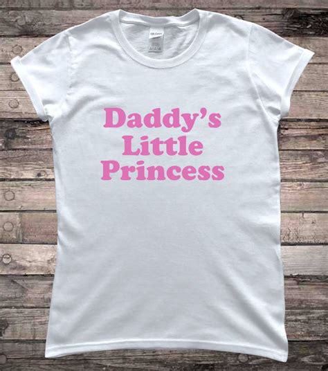 daddy s little princess ddlg t shirt etsy uk