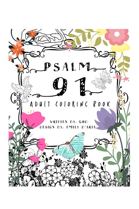 Isaiah 9:6 mindfulness coloring page. Psalm 91 Adult Coloring Book Digital Downloadable PDF ...