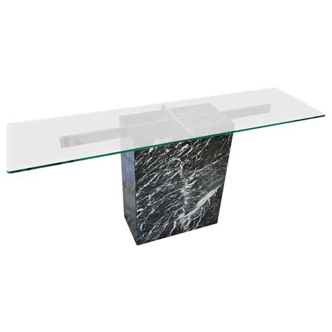 Italian Marble Console Table Attributed To Artedi At 1stdibs