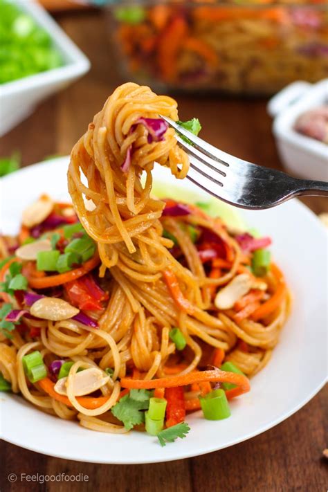 Spicy Asian Noodle Salad Feelgoodfoodie