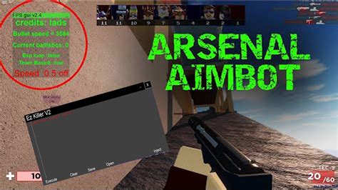 This script has a very sleek ui with 2 different aimbot settings, one for more legit players. Arsenal Aimbot And Esp Script - cute766