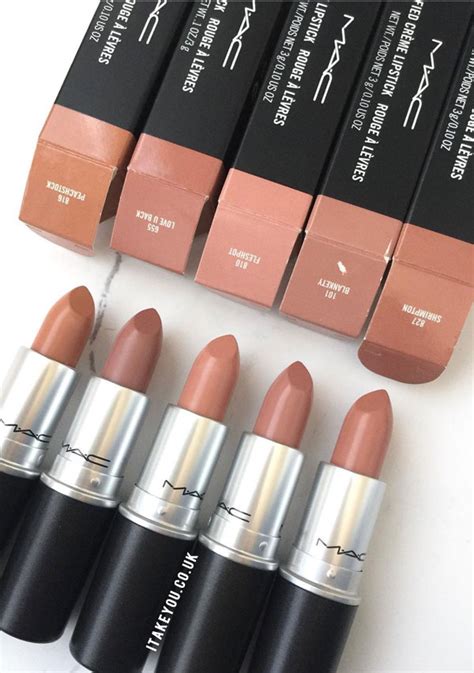 5 Nude Mac Lipstick Shades I Take You Mac Lipstick Swatches Review