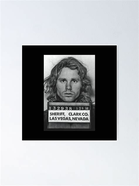 Jim Morrison Poster By Rajahampbell Redbubble