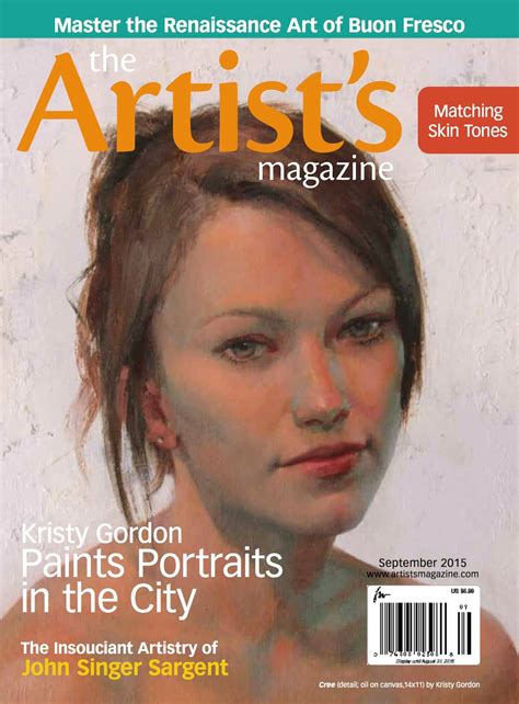 Kristy Gordon The Artists Magazine September Issue