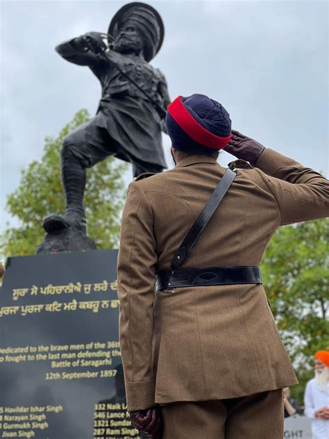 On Saragarhi Day 2021 A Statue Of A Heroic Sikh Soldier Was Unveiled In Wolverhampton United
