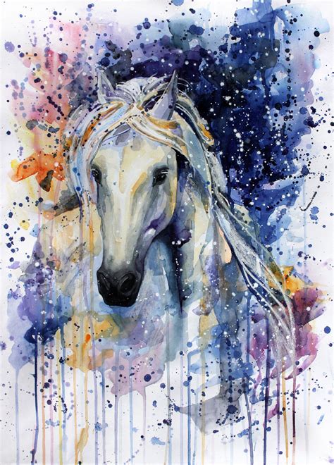 Pin By Ani Merino On Creative Things Horse Painting Abstract Horse