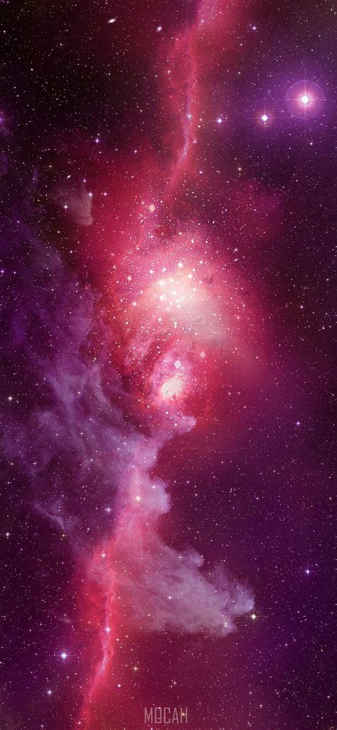 Galaxy Nebula Outer Space Pink Astronomical Object Apple Iphone X