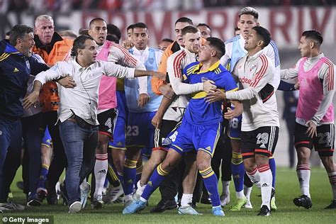 Six Players Sent Off In Superclasico After A Massive River Plate Boca