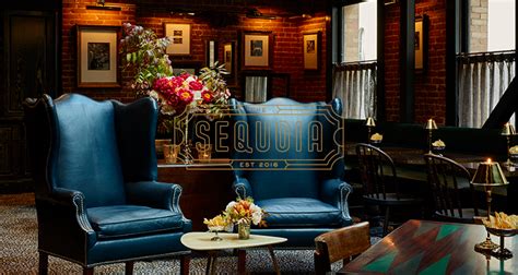 Gotta love the top level seating overlooking the rest of the bar below. The Sequoia at renowned Wayfare Tavern features a unique ...
