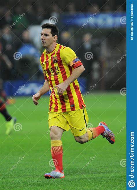 Lionel Messi In Action During The Match Editorial Image Image Of Game