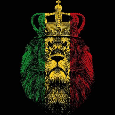 Rasta Lion Of Judah Rastafarian Reggae Ethiopian Lion T Etsy