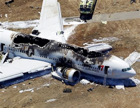 Asiana Airlines Flight Crash Lands At San Francisco Airport The