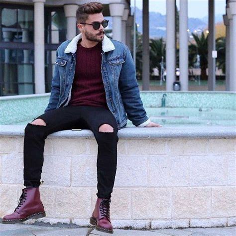 Photo by dr martens instagram (1461 smooth leather shoes) go bold, or go home menstyleoficial | Combinacion de ropa hombre, Moda ropa ...