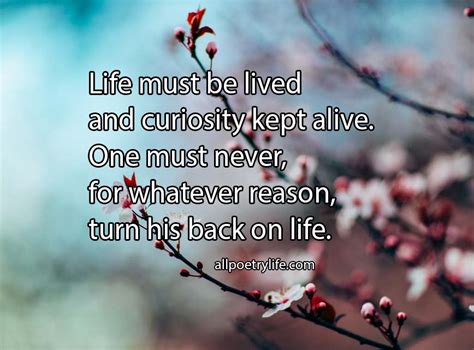 Life Must Be Lived English Poetry On Life Poems Sad Quotes