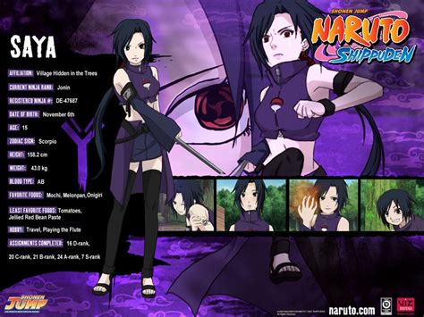 Saya Uchiha Profile Naruto Shippuden Characters Naruto Character