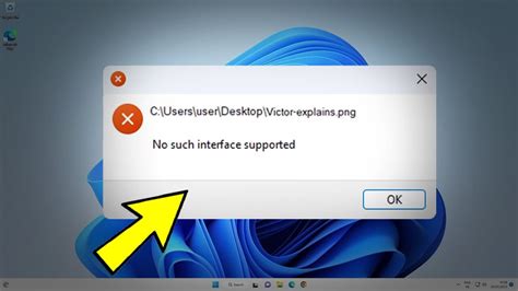 Fix No Such Interface Supported When Opening Png And  In Windows 11