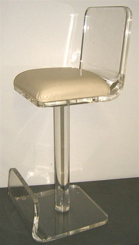 Lem acrylic bar stool, clear by lexmod (1) $101$119. A Set of 4 Ultra Cool Lucite Bar Stools at 1stdibs