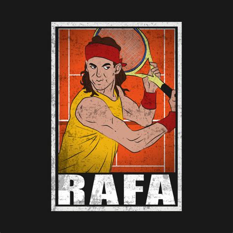 Agassi Tennis Player Hero Vintage Rafa Rafael Nadal T Shirt Teepublic