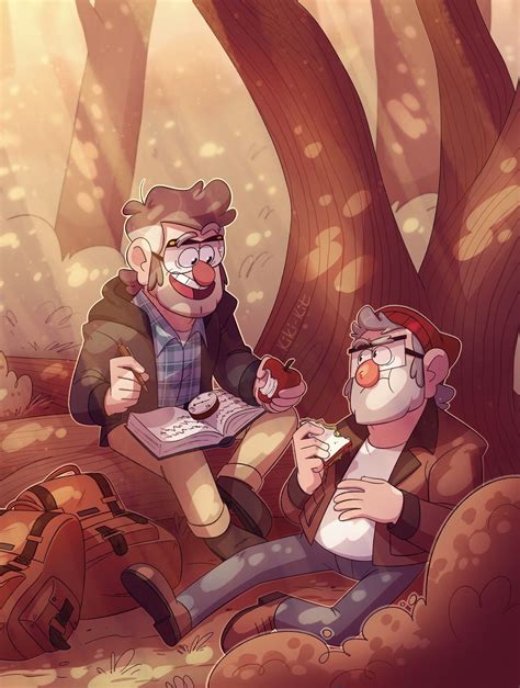 Ford Loves Talking About A Lot Of Things And Stan Doesn T Mind Listening Gravity Falls Art