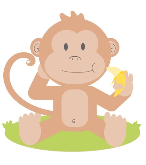 Free Cu Cartoon Monkey Monkey Illustration Monkey Stickers
